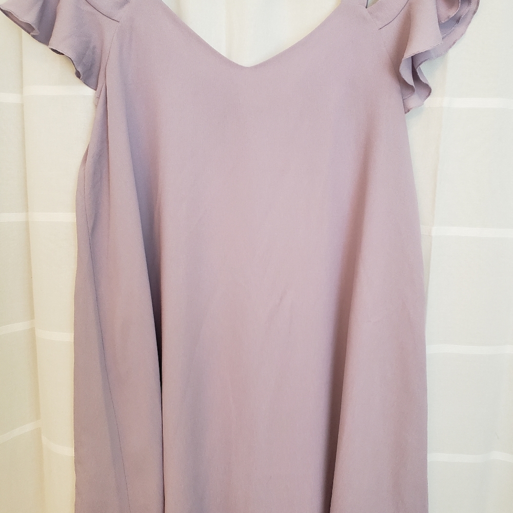 Off the shoulder mini dress